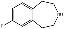 1H-3-Benzazepine,7-fluoro-2,3,4,5-tetrahydro-(9CI), 324558-64-7, 结构式