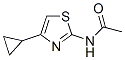 Acetamide,  N-(4-cyclopropyl-2-thiazolyl)- Struktur