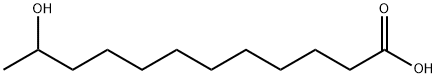 11-HYDROXY LAURIC ACID Structure