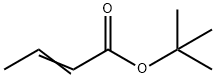 2-ブテン酸tert-ブチル 化学構造式