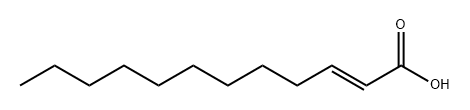 反式-2-十二烷烯酸, 32466-54-9, 结构式