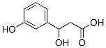3-(3-hydroxyphenyl)-3-hydroxypropanoic acid Struktur