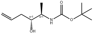 Carbamic acid, [(1R,2R)-2-hydroxy-1-methyl-4-pentenyl]-, 1,1-dimethylethyl Struktur
