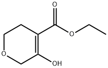 5,6-二氢-3-羟基-2H-吡喃-4-羧酸乙酯 结构式