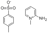 Pyridinium, 2-amino-1-methyl-, p-toluenesulfonate Structure