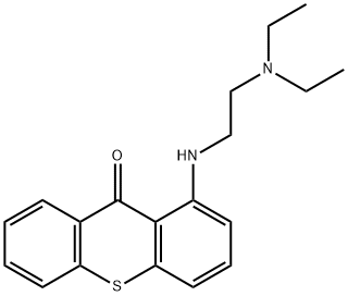 1-[[2-(diethylamino)ethyl]amino]-9H-thioxanthen-9-one Structure