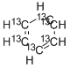 苯-13C6, 32488-44-1, 结构式