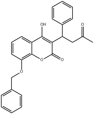 8-Benzyloxy Warfarin, 32492-96-9, 结构式