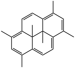 10b,10c-Dihydro-1,3,6,8,10b,10c-hexamethylpyrene Struktur
