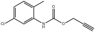 N-(5-Chloro-2-methylphenyl)carbamic acid 2-propynyl ester Structure