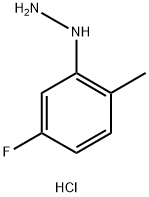 5-氟-2-甲基苯肼盐酸盐,325-50-8,结构式