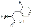 3-(2-フルオロフェニル)-2-アミノプロピオン酸 化学構造式