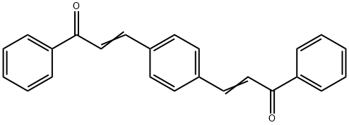 (E)-3-[4-((E)-3-OXO-3-PHENYL-PROPENYL)-PHENYL]-1-PHENYL-PROPENONE Structure