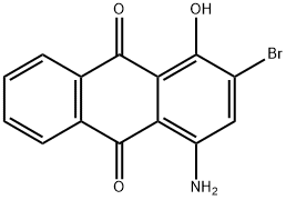 1-AMINO-2-BROMO-4-HYDROXY ANTHRAQUINONE Structure