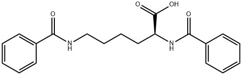 α,ε-ジベンゾイル-DL-リジン 化学構造式