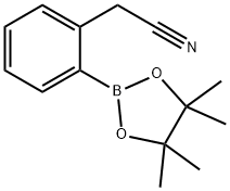 (2-CYANOMETHYLPHENYL)BORONIC ACID, PINACOL ESTER Struktur