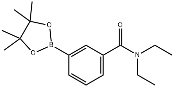 3-(N,N-二乙氨基羰基)苯硼酸频那醇酯, 325142-97-0, 结构式