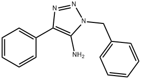1-苄基-4-苯基-1H-1,2,3-三唑-5-胺 结构式