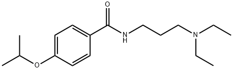 N-[3-(Diethylamino)propyl]-p-(isopropoxy)benzamide 结构式