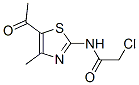 N-(5-ACETYL-4-METHYL-1,3-THIAZOL-2-YL)-2-CHLOROACETAMIDE Struktur