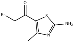 1-(2-amino-4-methylthiazol-5-yl)-2-bromoethanone Struktur