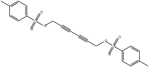 2,4-ヘキサジイン-1,6-ジオールジトシラート 化学構造式