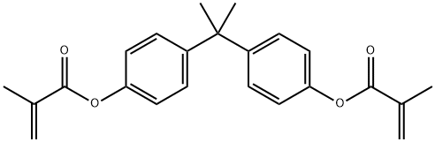 BISPHENOL A DIMETHACRYLATE Structure