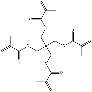 PENTAERYTHRITOL TETRAMETHACRYLATE Structure