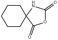 3-オキサ-1-アザスピロ[4.5]デカン-2,4-ジオン 化学構造式