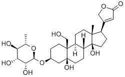 3β-(α-L-ラムノピラノシルオキシ)-5,14,19-トリヒドロキシ-5β,14β-カルダ-20(22)-エノリド