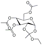 3,4,6-Tri-O-acetyl-α-D-Glucopyranose 1,2-(Ethyl Orthoacetate) 结构式