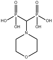 (morpholin-4-ylmethylene)bisphosphonic acid Structure