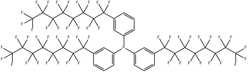 三[3-(七氟辛基)苯基]磷化氢, 325459-91-4, 结构式