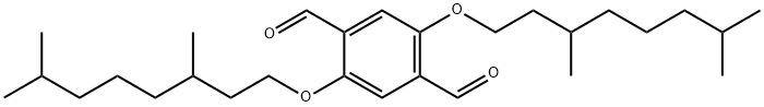 2 5-BIS(3' 7'-DIMETHYLOCTYLOXY)TEREPHTA& 化学構造式