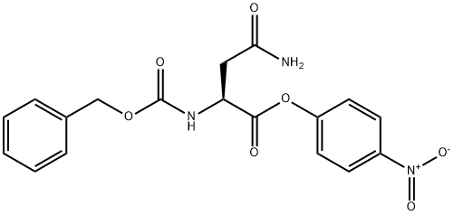 CBZ-L-天门冬酰胺4-硝基苯酯, 3256-57-3, 结构式