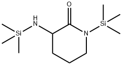 1-(Trimethylsilyl)-3-[(trimethylsilyl)amino]-2-piperidone Structure