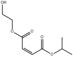 2-hydroxyethyl isopropyl maleate Structure