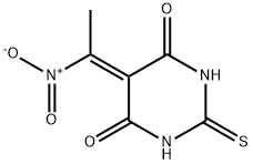 4,6(1H,5H)-Pyrimidinedione, 5-[1-(dihydroxyamino)ethylidene]dihydro-2-thioxo- (9CI) Structure