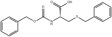 N-苄氧羰基-S-苄基-L-半胱氨酸,3257-18-9,结构式