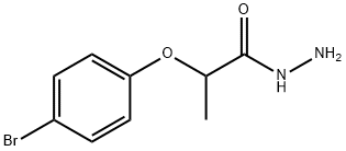 2-(4-BROMOPHENOXY)PROPANOHYDRAZIDE 化学構造式