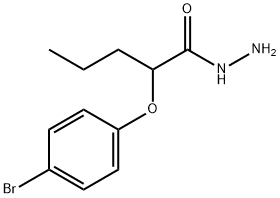 2-(4-bromophenoxy)pentanohydrazide Structure
