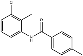 N-(3-chloro-2-methylphenyl)-4-methylbenzamide 化学構造式