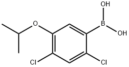 2,4-Dichloro-5-isopropoxyphenylboronic acid Structure
