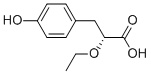 (R)-2-ETHOXY-3-(4-HYDROXY-PHENYL)-PROPIONIC ACID
 Structure