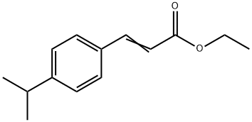 3-[4-(1-メチルエチル)フェニル]プロペン酸エチル 化学構造式