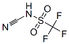 Methanesulfonamide,  N-cyano-1,1,1-trifluoro- Struktur