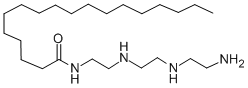 N-[2-[[2-[(2-アミノエチル)アミノ]エチル]アミノ]エチル]オクタデカンアミド 化学構造式