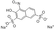 1-NITROSO-2-NAPHTHOL-3,6-DISULFONIC ACID DISODIUM SALT Structure