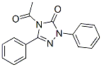 4-Acetyl-4,5-dihydro-1,3-diphenyl-1H-1,2,4-triazol-5-one Struktur