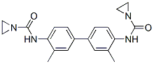 N-[4-[4-(aziridine-1-carbonylamino)-3-methyl-phenyl]-2-methyl-phenyl]a ziridine-1-carboxamide Struktur